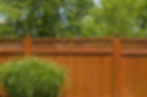 A wooden fence