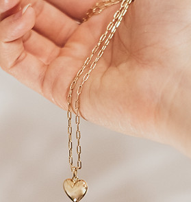 Gold Heart Necklace