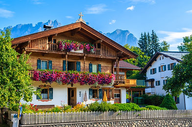 Landhaus in den österreichischen Alpen
