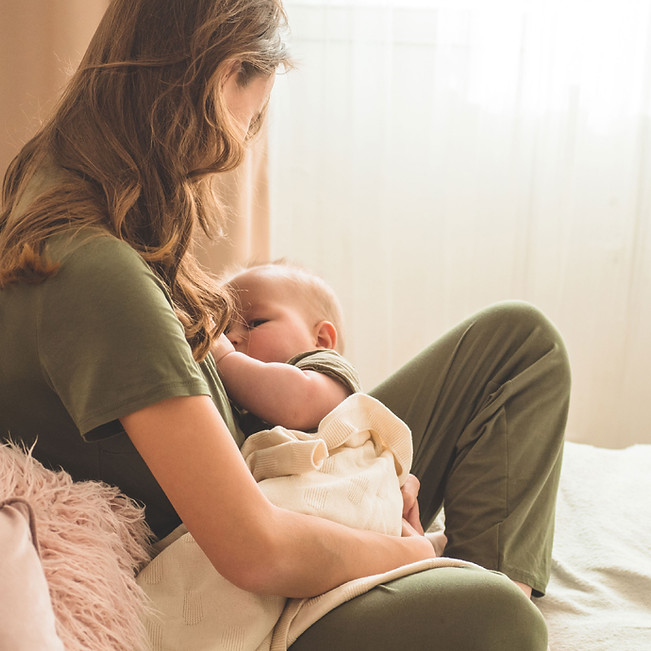 Mother Breastfeeding Baby