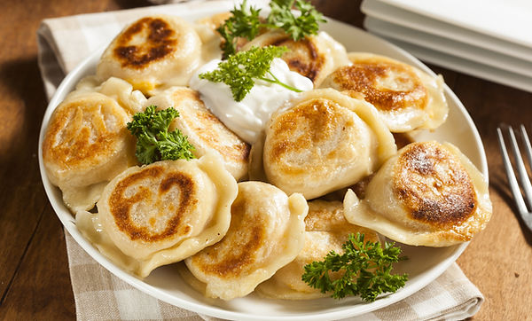 Fried meat dumplings