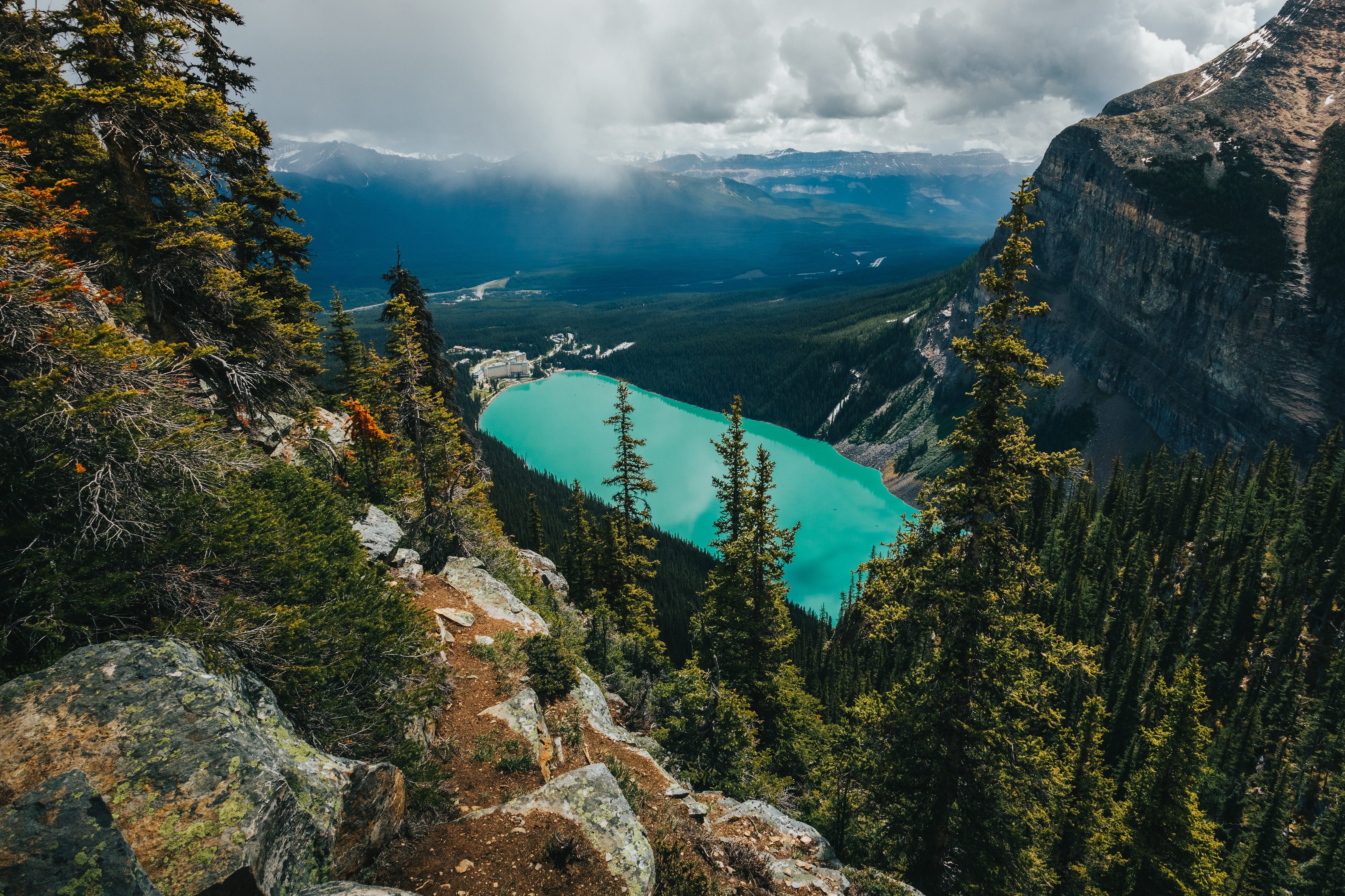 View of mountains