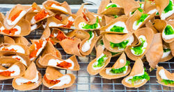 Thai pancake snack