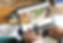 Website setup on laptop