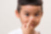 Child with Contact Lens