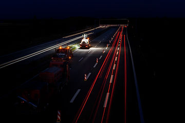 Autoroute la nuit