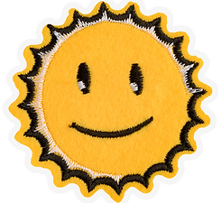 Lächelnder Sonnenfleck