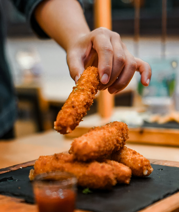 Fried Snack Close-Up