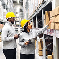 Taking Inventory at Warehouse