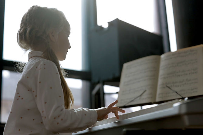 Child Playing Piano