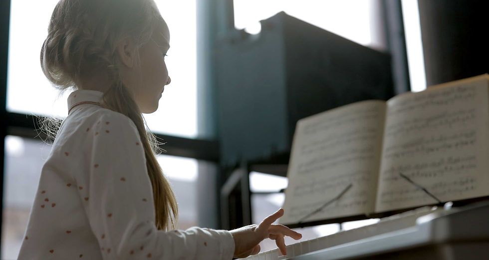 Child Playing Piano