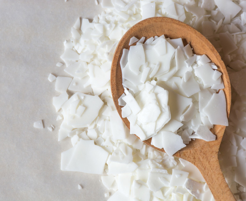Candle Wax Before Melting