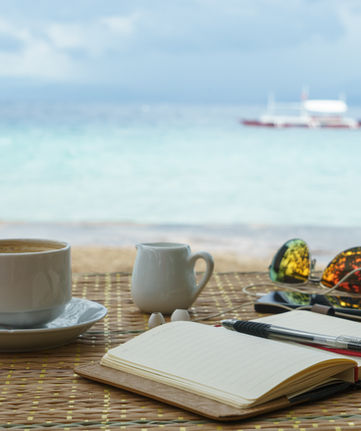 Freelancer by the Beach