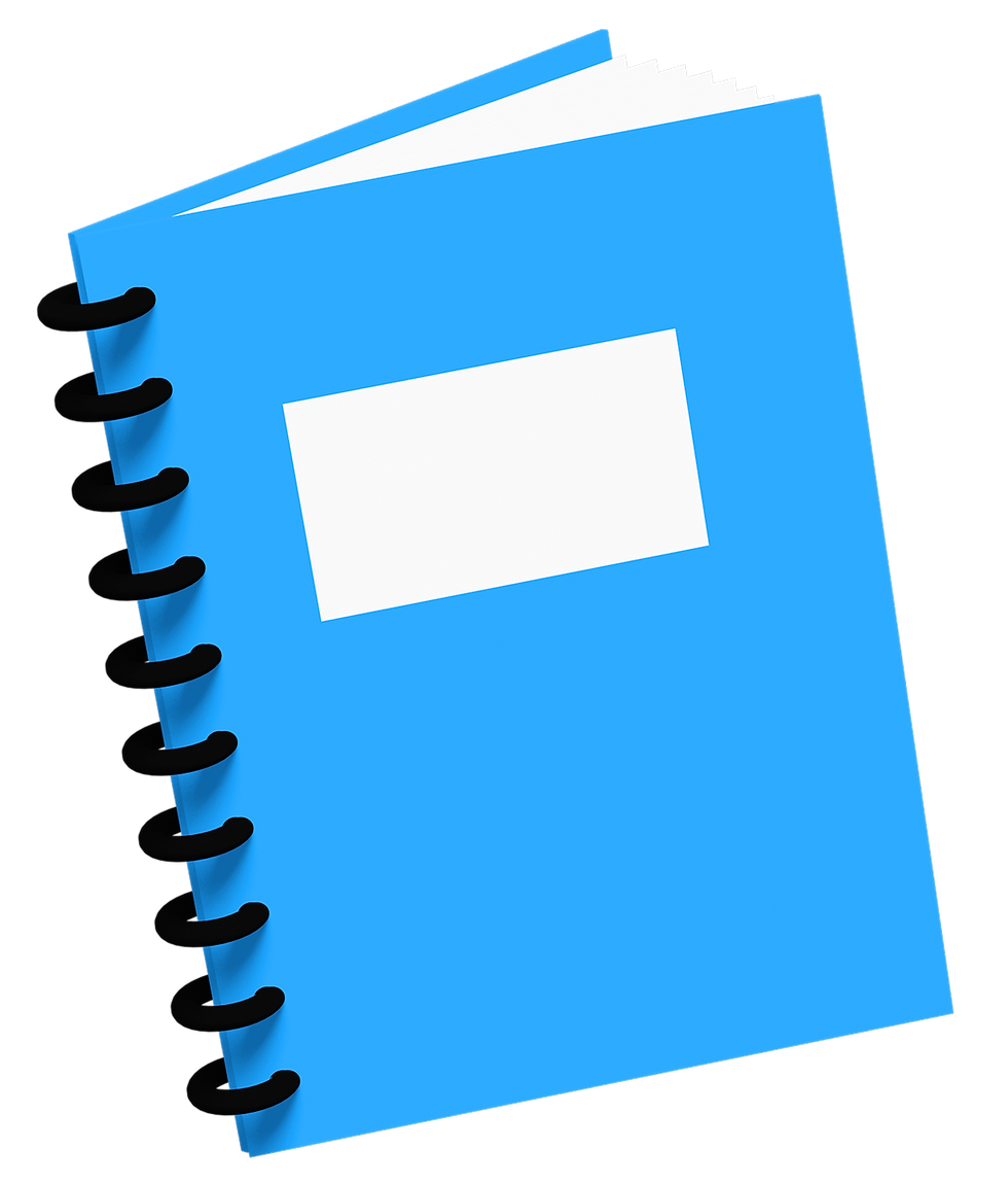 Blue Spiral Notebook