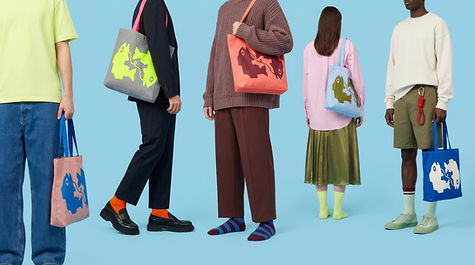 Colorful Tote Display