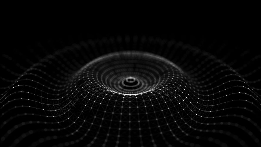 Wave with Dots