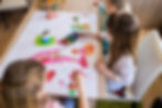 Children Painting Together