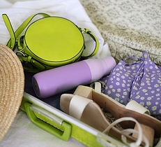 Ingepakte zomerkoffer