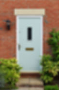 white composite door