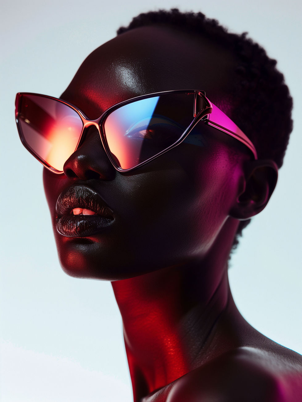 Lunettes de soleil haute couture Modèle