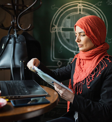 Video Conference from Cafe