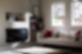 Home Interior of a contemporary living room with furniture