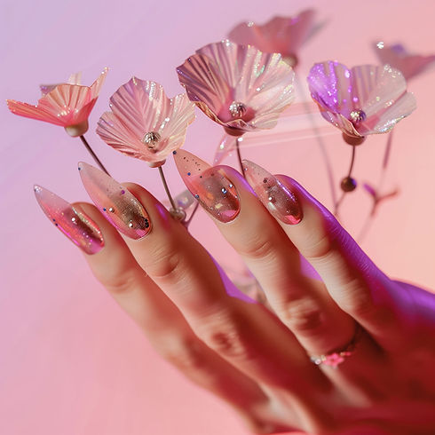 Sparkling Nail Art