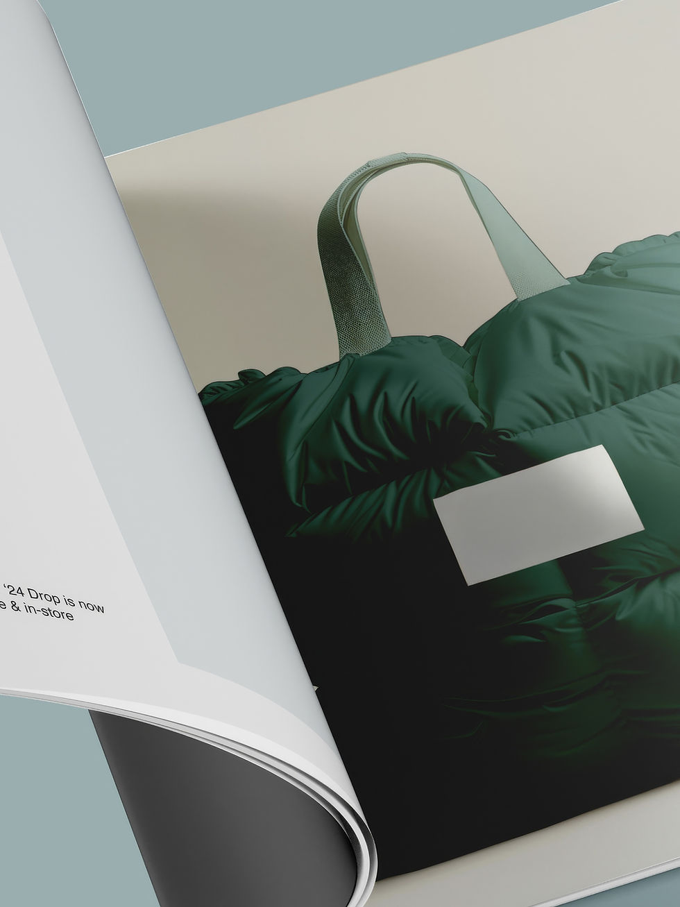 Maquete de revista de moda