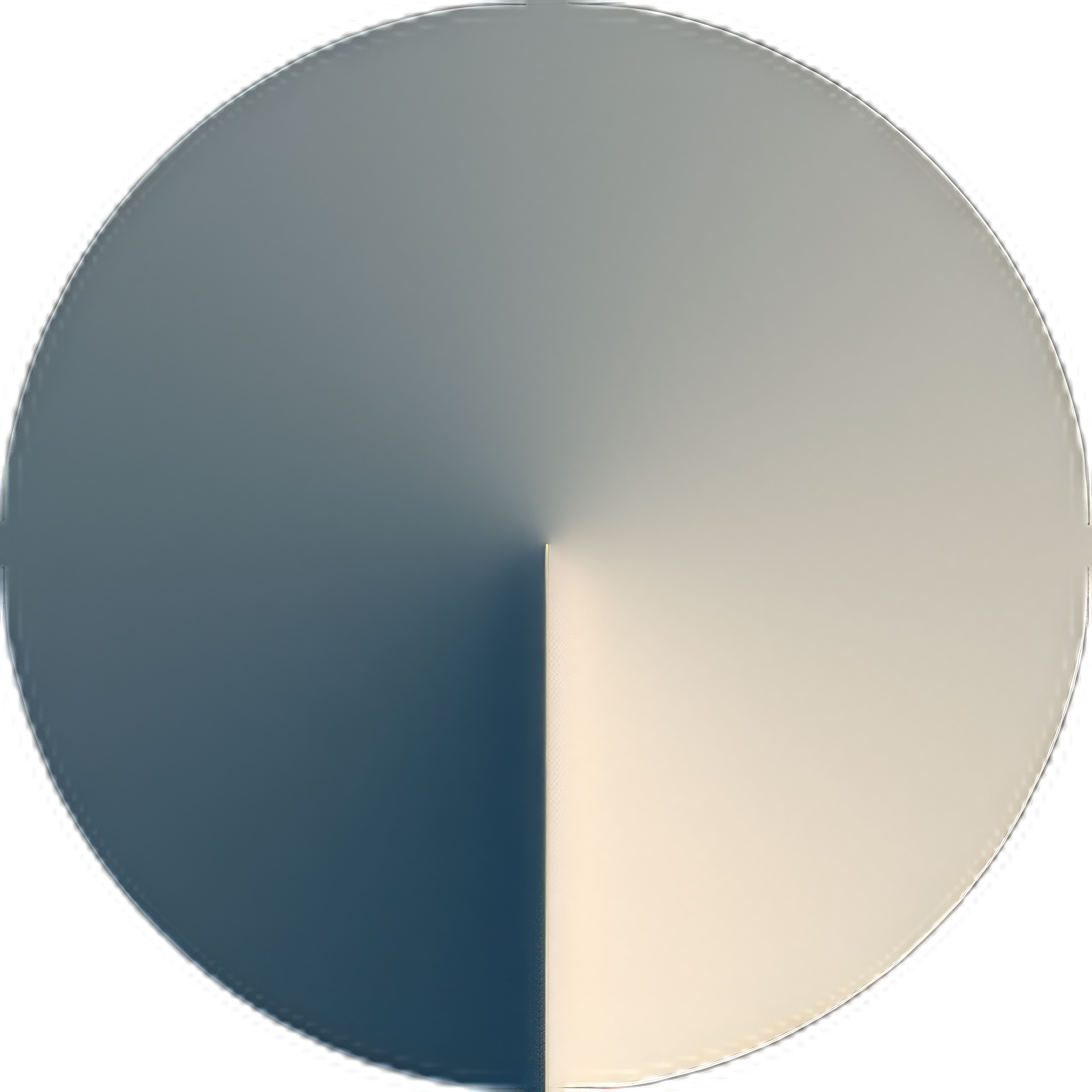 Blue and Beige Sphere