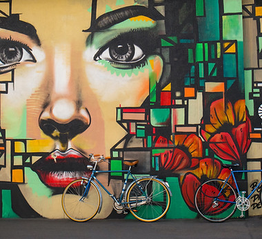 Street art mural
