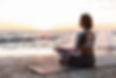 Meditation vid stranden