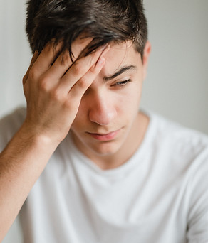 Stressed Young Man