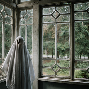 Ghostly Figure Scene