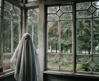 Ghostly Figure Scene