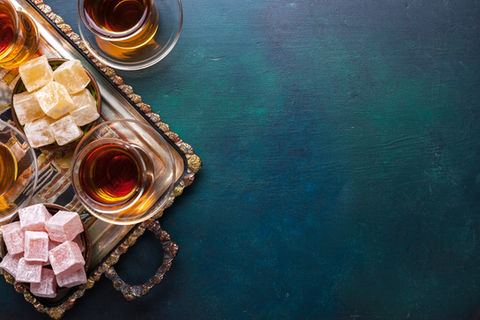 Turkish Delight Service with Tea