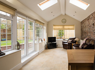 Modern sunroom interior