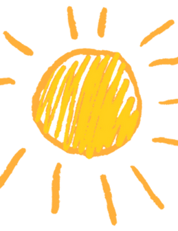 Gelbe Sonne Illustration