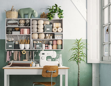Craft Workspace Decor