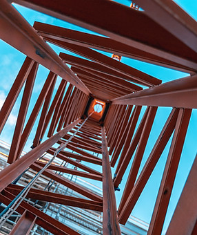 Inside Construction Crane