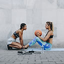 Women Training Outdoors