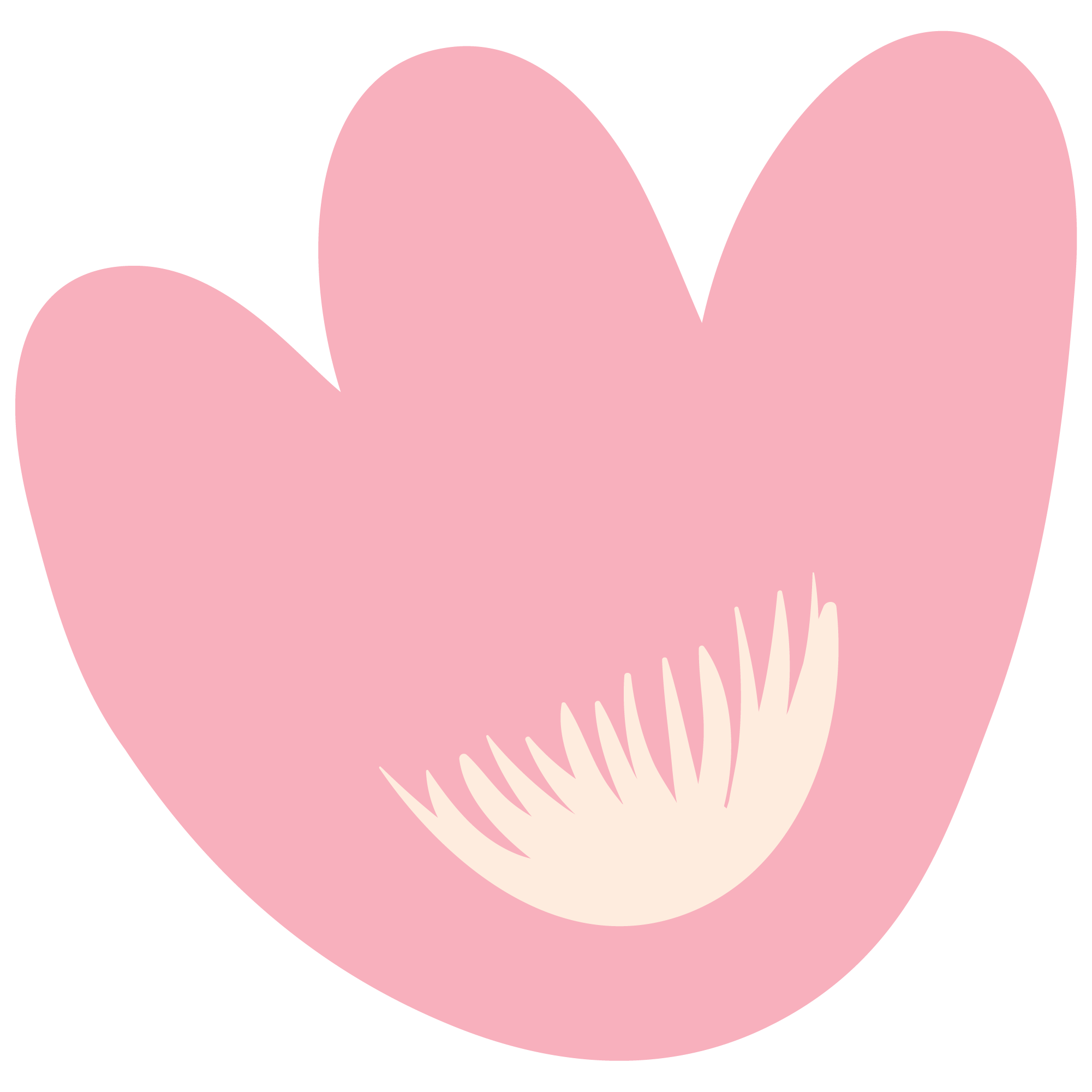 Pink Abstract Floral