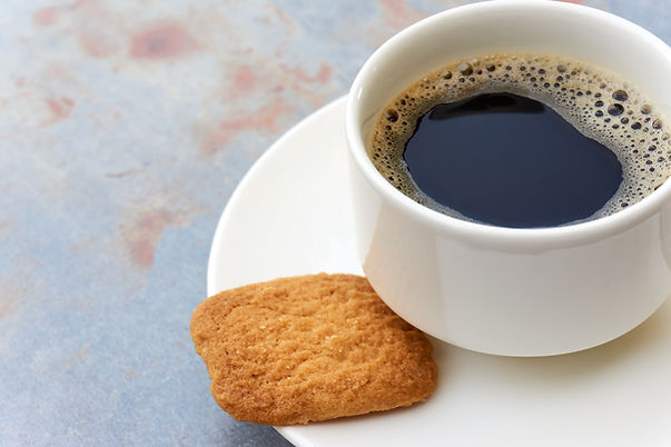 Koffie en een koekje