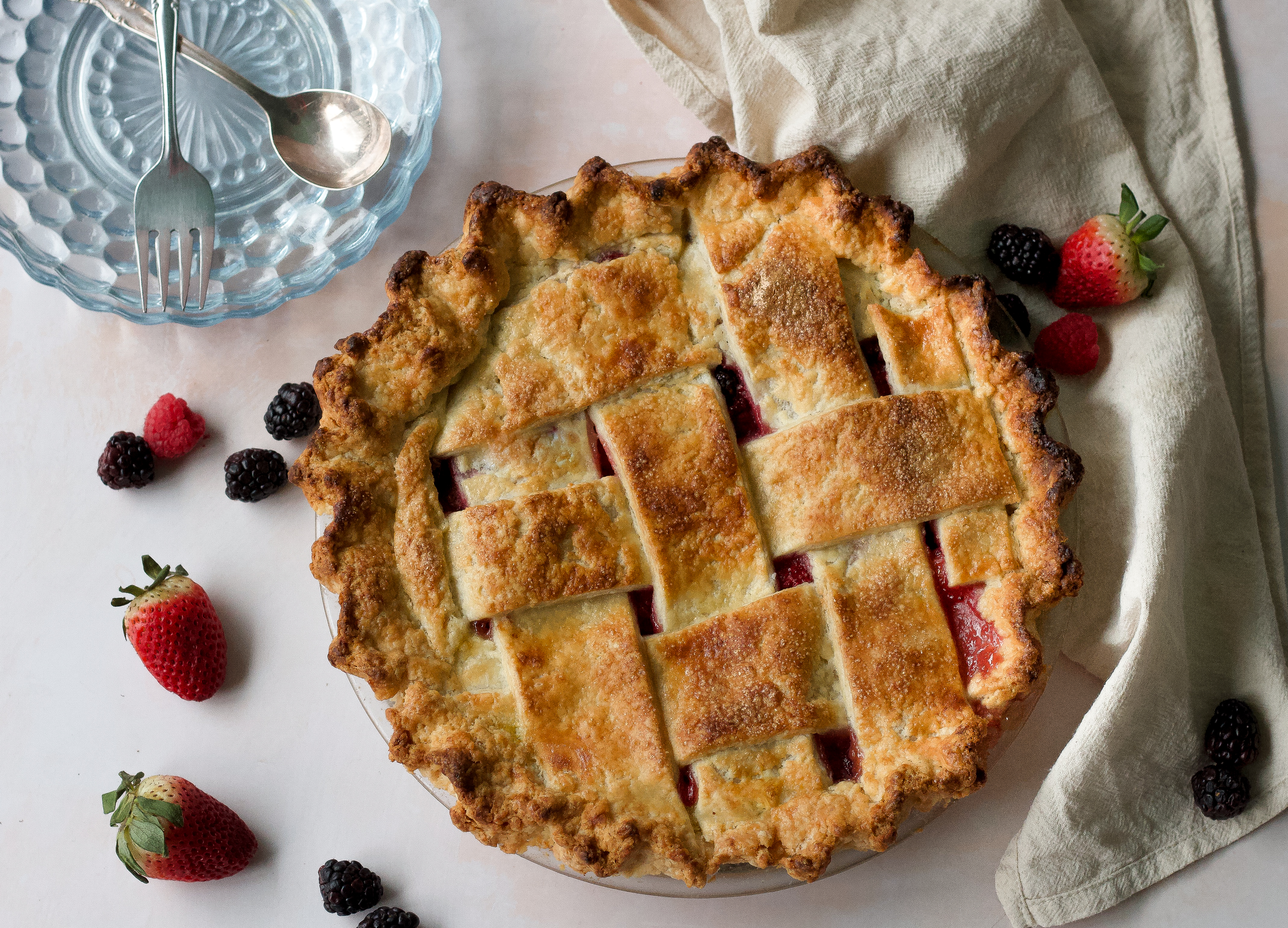 Arranged Food and Objects