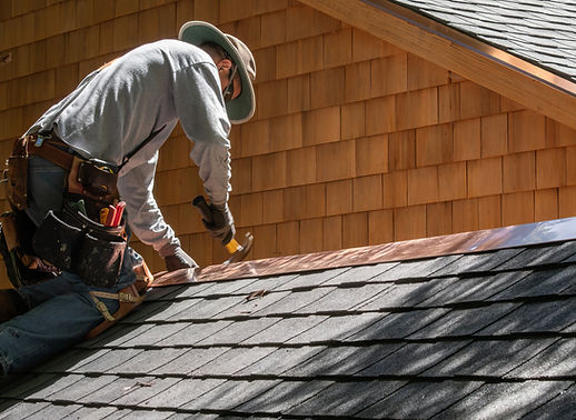 Roofing Worker Outdoors