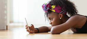 Girl Checking Her Phone
