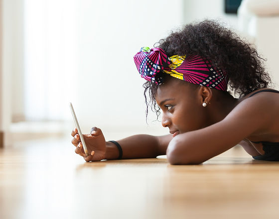 Girl Checking Her Phone