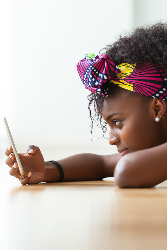 Girl Checking Her Phone