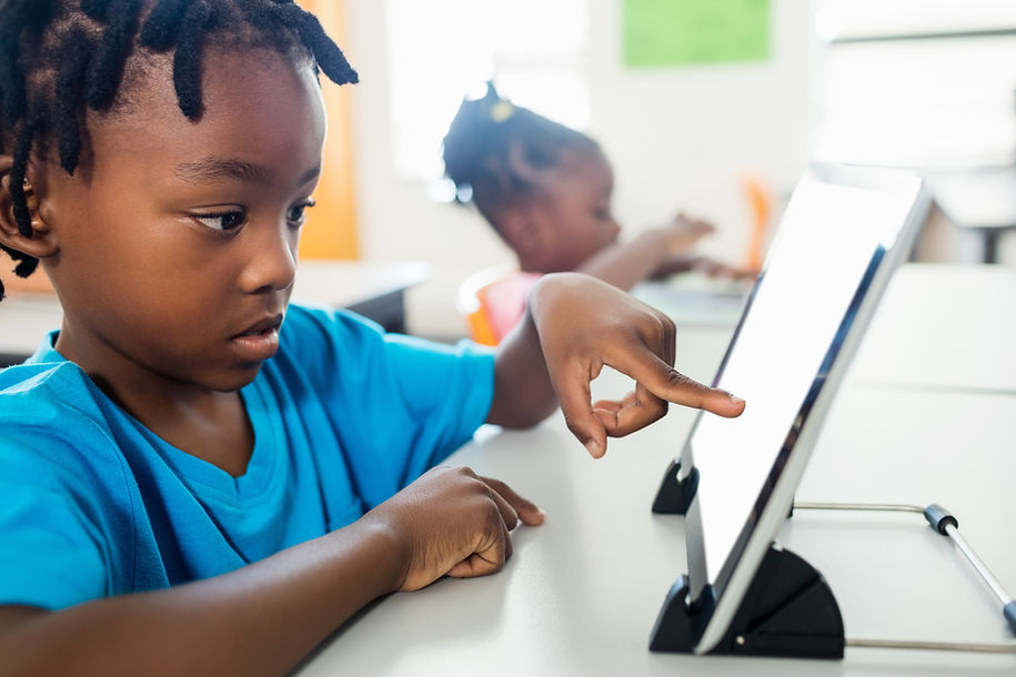 Kids Using Tablets