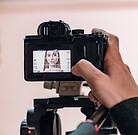 Fotógrafo en el trabajo
