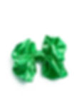 Green Satin Bow